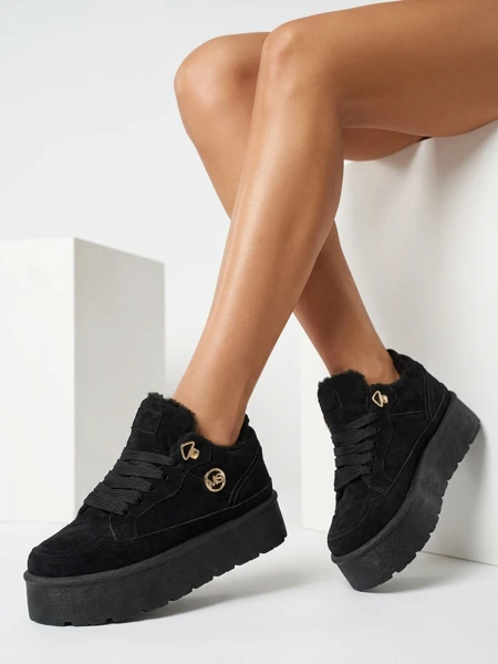 Royalfashion Dámske zateplené tenisky Zoovi