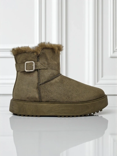 Royalfashion Kratki ženski škornji a'la za sneg Aurelia Classico