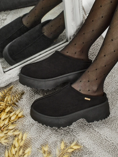 Kratki ženski škornji a'la za sneg s krznom Noelina