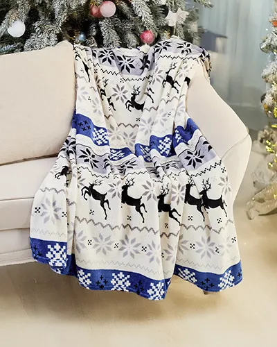 Royalfashion Vianočná prikrývka 160x200