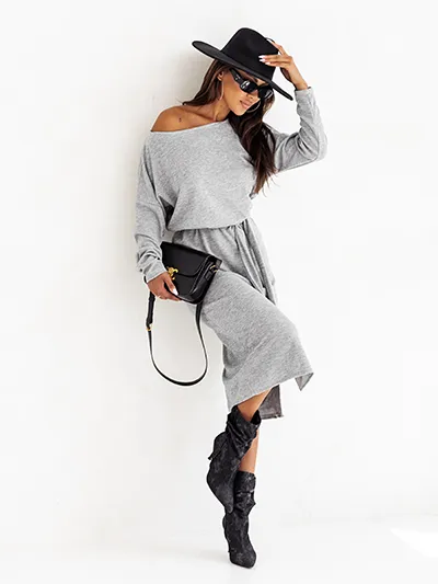 Royalfashion Dámske midi šaty