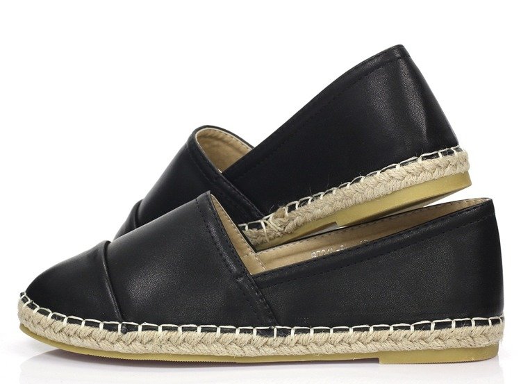 Czarne espadryle Proxymessa - Obuwie