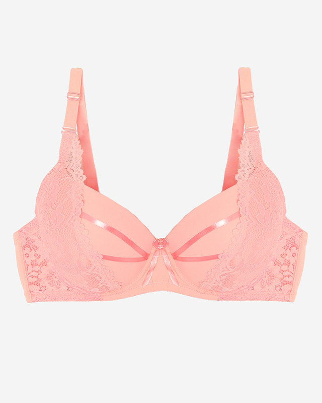 Ružová vystužená podprsenka - Spodná bielizeň