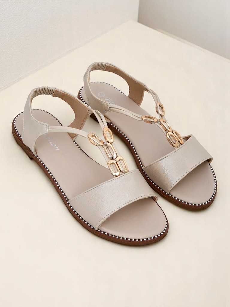 Royalfashion Ženski sandali z okrasnimi paščki Siena Glow