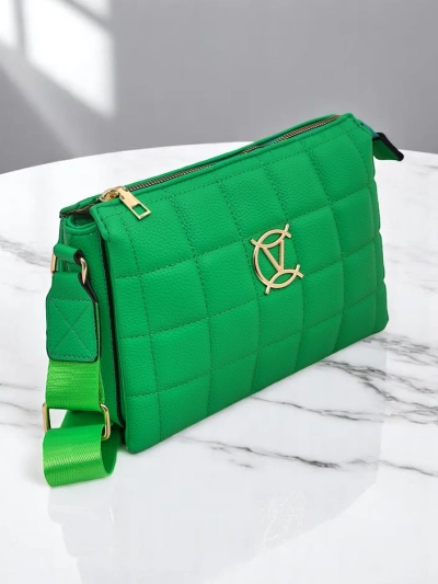 Royalfashion Clutch kabelka pre ženy s prešívaným predným dielom