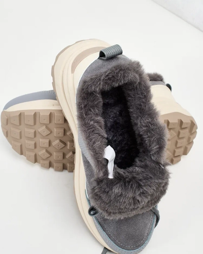 Royalfashion Dámske zateplené tenisky Ruffi