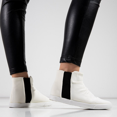 Dámska vysoká športová obuv ecru Freeqi - Obuv