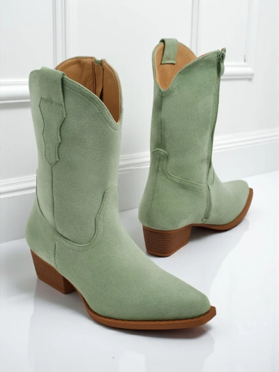 Ženski kavbojski škornji iz eko semiša SpireHush