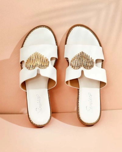 Royalfashion Dámske žabky s plochou podrážkou Olis