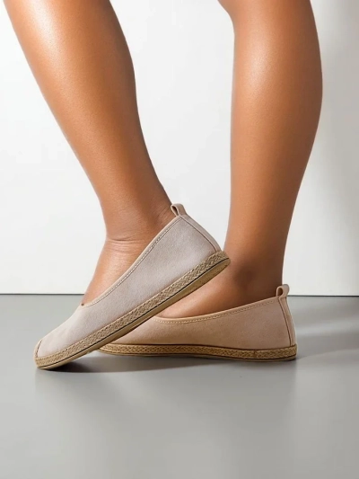 Royalfashion Dámske espadrilky z ekologickej zamše Aroles