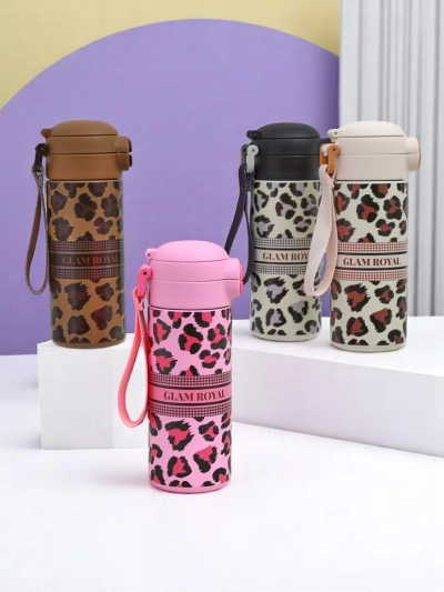 Royalfashion Termohrnček s vývodom Glam Leo