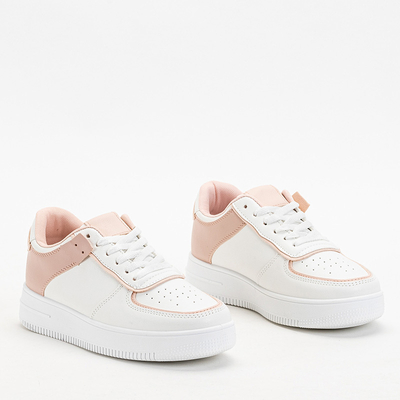 Bielo - ružová dámska športová obuv Sney - Footwear