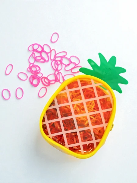 Royalfashion Večbarvne silikonske gumice Ananas