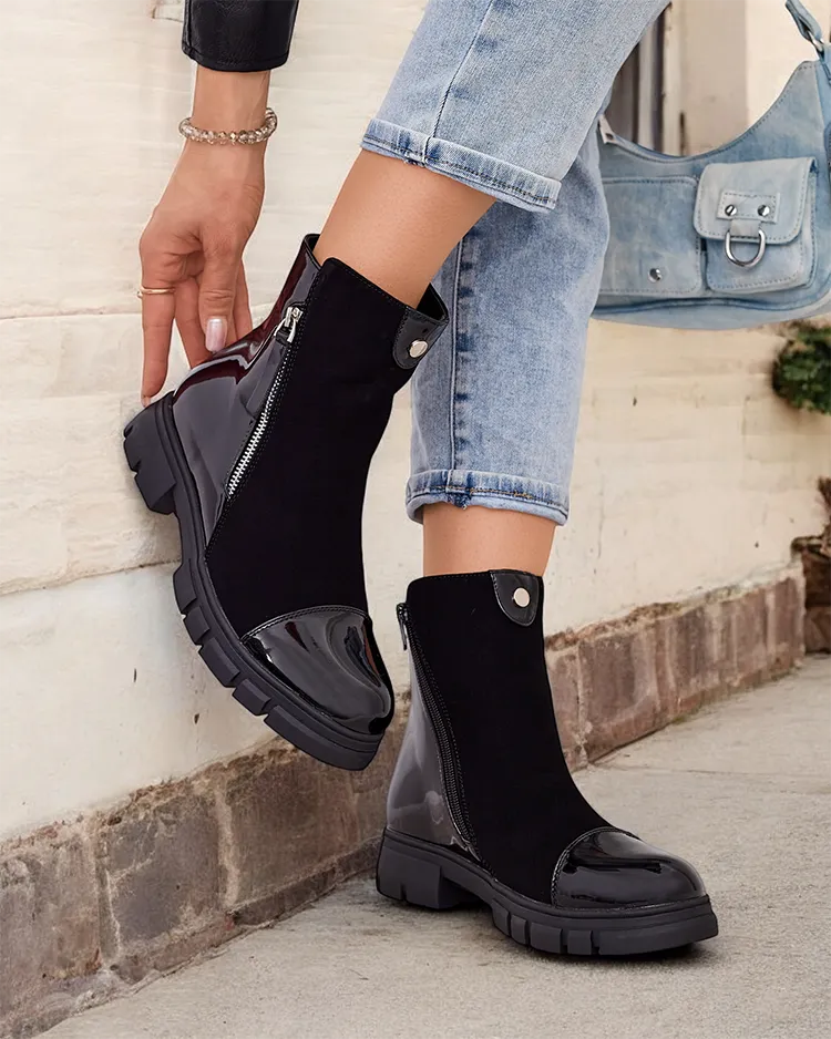 Royalfashion Klasické ženské kotníčkové topánky a'la jodhpurs Urbanis