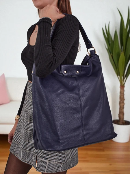 Ženska shopper torbica iz eko usnja Velinda Score