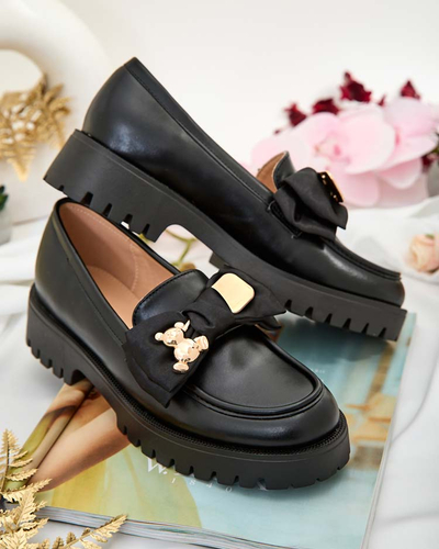 Royalfashion Dámske mokasíny s mašľou Mantarme