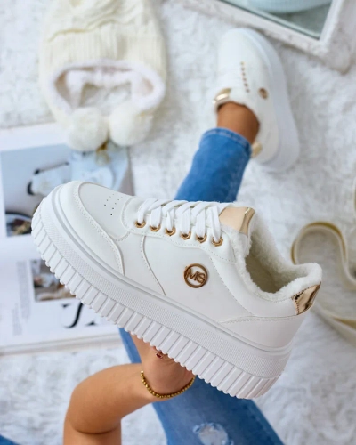 Royalfashion Zateplené dámske tenisky s kožušinou Sofi