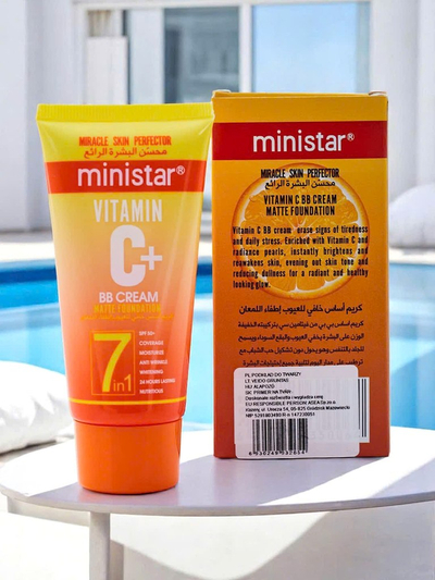 MINI STAR Hydratačný BB krém s vitamínom C s matným efektom Ivory