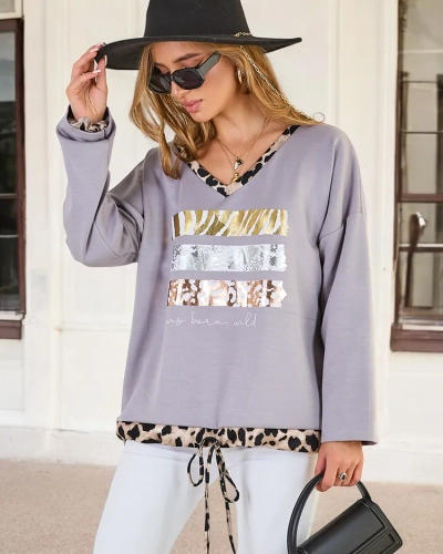 Royalfashion Dámska blúzka s potlačou