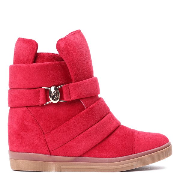 Czerwone sneakersy Jane - Obuwie