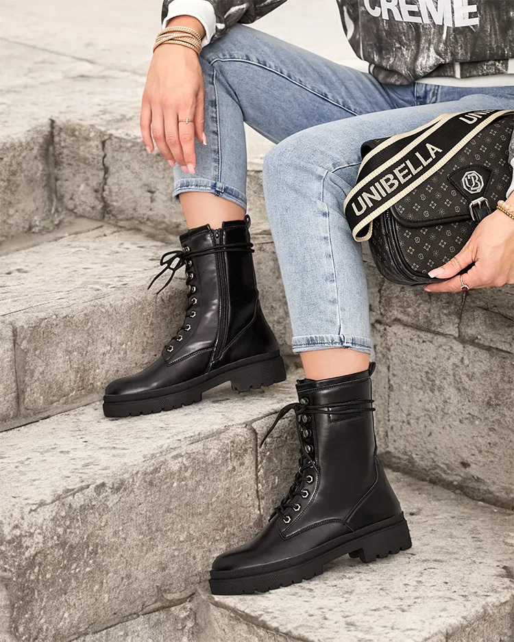 Royalfashion Dámske vysoké čižmy Ubbus bagger