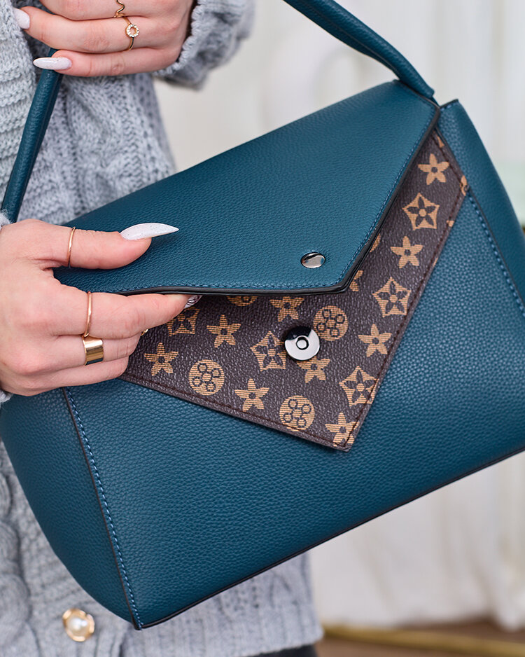 Royalfashion Modrá dámska kabelka