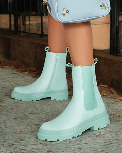 Royalfashion Eko kožené dámske čižmy Ereste