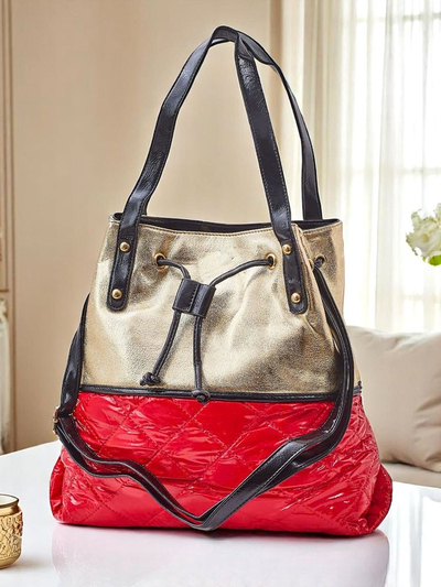 Royalfashion Veľká dámska kabelka Golden Luxe Shopper