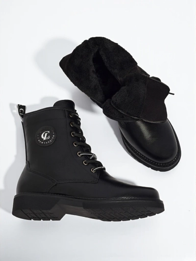 Ženski gležnarji Tavira iz eko usnja z vezalkami