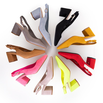 Modré dámske sandále na postave Siofra - Obuv