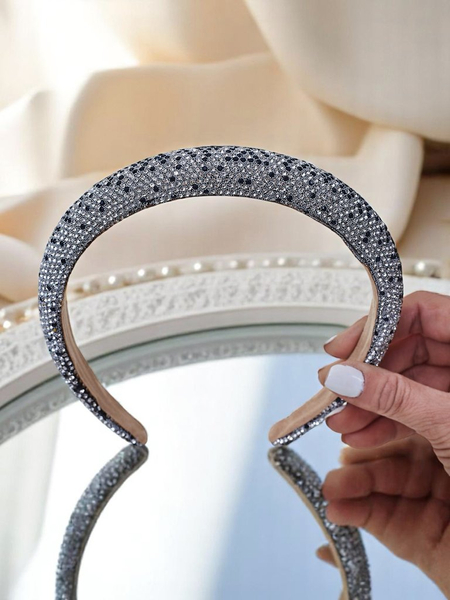 Royalfashion Čelenka s kryštálikmi a perlami Bianka