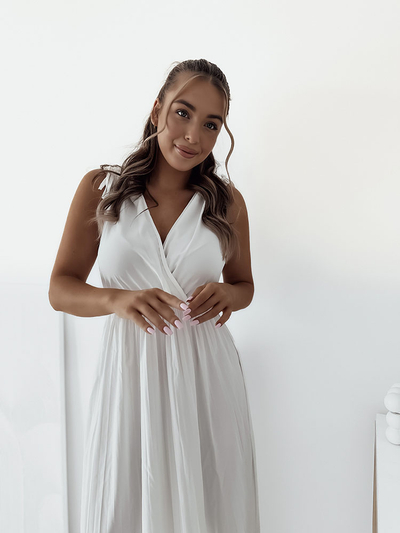 Royalfashion Dámske plisované midi šaty