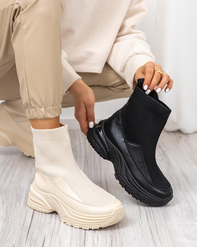 Béžové dámske športové slip-on tenisky Berida - Obuv