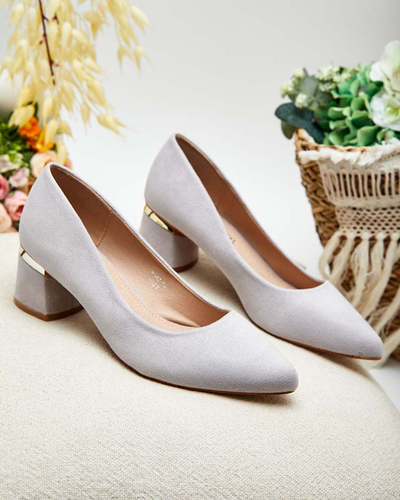 Royalfashion Dámske lodičky na nízkom podpätku Letrope