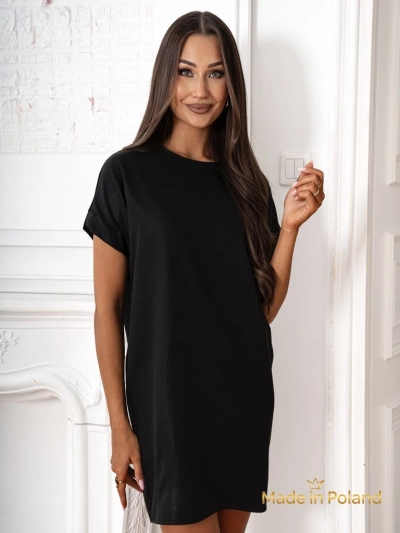 Preprosta ženska kratka obleka Lady Time