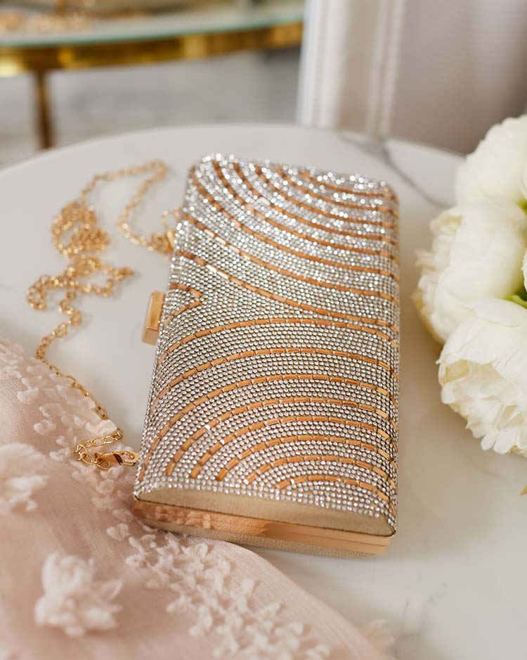 Dámska kabelka Royalfashion Shiny Envelope Handbag