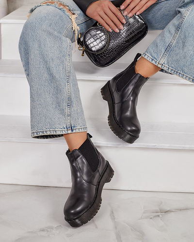 Royalfashion Dámske čižmy Movitas z eko kože