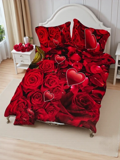 Royalfashion Vzorčasta posteljnina 180x200 komplet 3 DELI