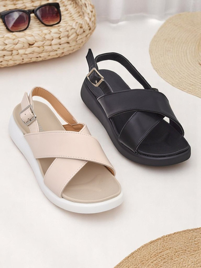 Royalfashion Ženski sandali na debelejšem podplatu Riva Star