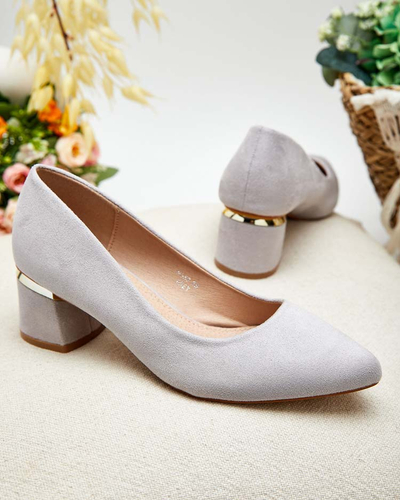 Royalfashion Dámske lodičky na nízkom podpätku Letrope