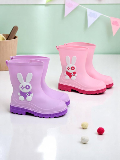 Royalfashion Otroški škornji za dež z zajčkom Bunny Splash