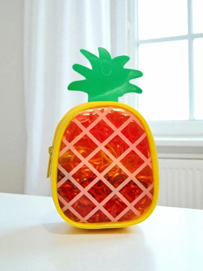 Royalfashion Večbarvne silikonske gumice Ananas