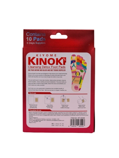 Detoxické náplasti KINOKI 10 ks Goji bobule