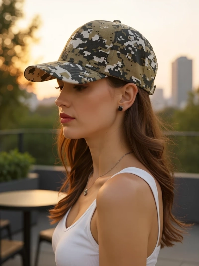 Royalfashion CamoFlex maskáčová šiltovka