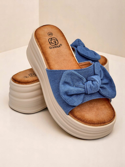 Royalfashion Dámske šľapky na platforme Givan