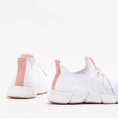 OUTLET Bielo-ružová dámska športová obuv Baym - Obuv