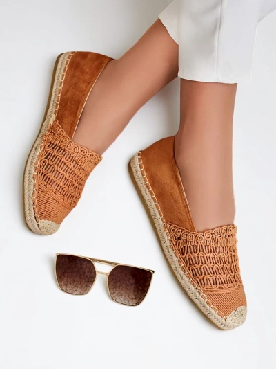 Royalfashion Ažurové dámske espadrilky Cetillad
