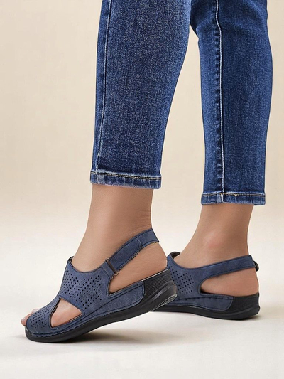 Royalfashion dámske sandále s výrezmi Leminni