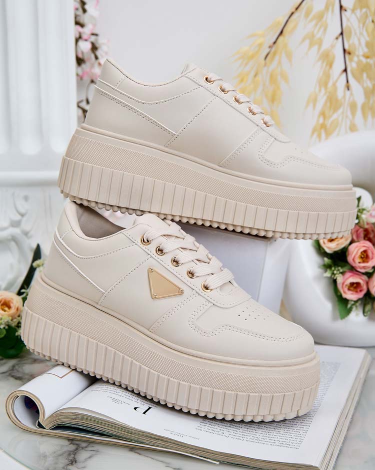 Royalfashion Dámske tenisky na platforme Aseldas