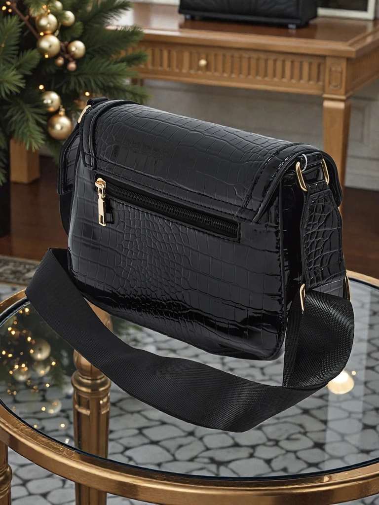 Lakirana Majhna ženska torbica iz eko usnja Lurenn